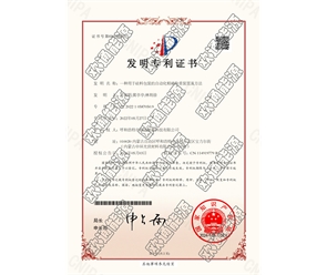 標(biāo)題：專利證書
瀏覽次數(shù)：100
發(fā)表時(shí)間：2025-05-29