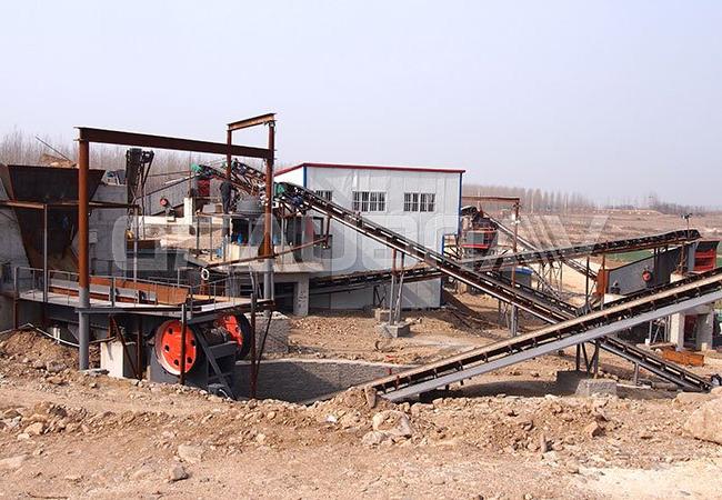 新疆时产150吨制砂生产线